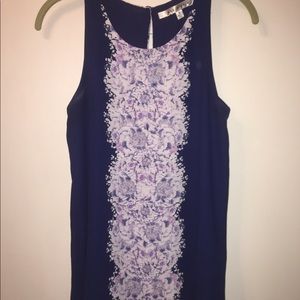 High neck floral dress shirt